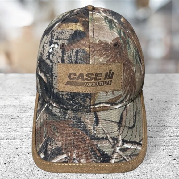 NWOT Dri-Duck Case Tractor Agriculture Farm Camo Adjustable Strapback Hat Cap - Picture 4 of 13